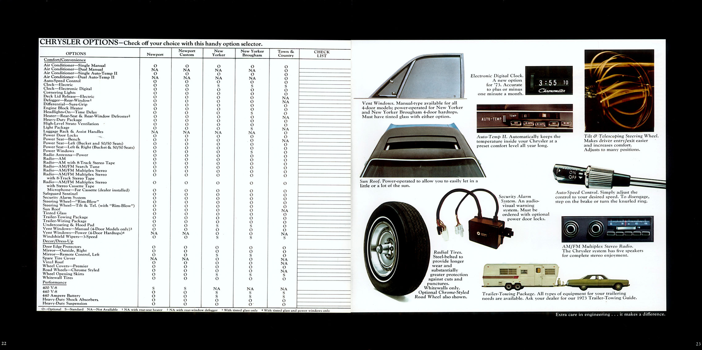 1973 Chrysler Full-Line Brochure Page 10